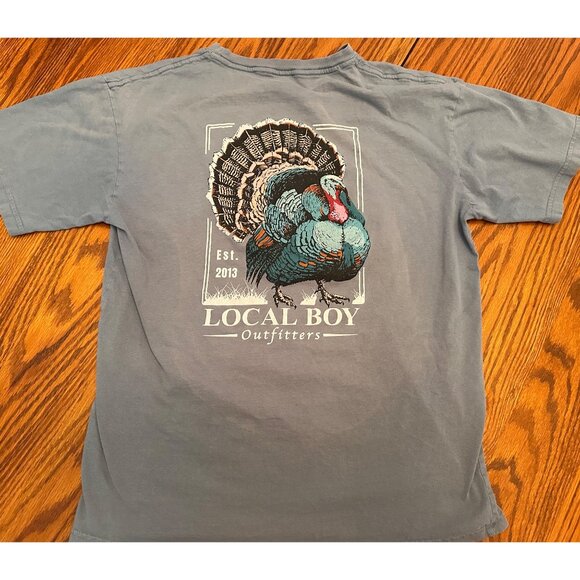 Local Boy Outfitters Turkey Tshirt size mens m (read description) - Picture 1 of 6
